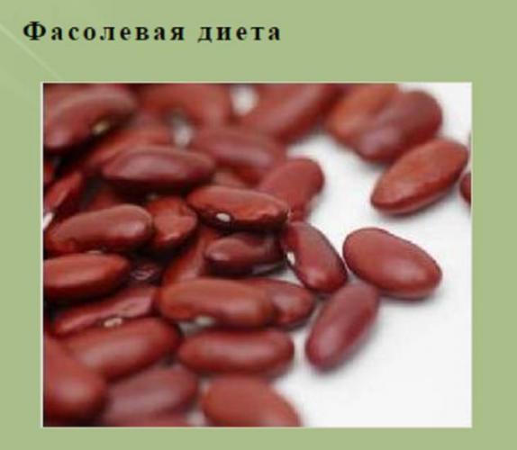 Фасолевая диета