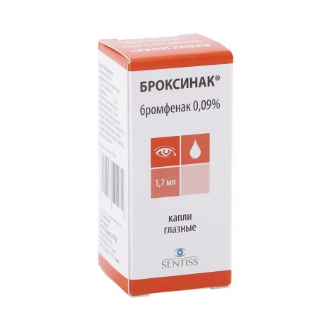 Глазные капли бромфенак