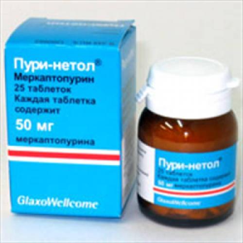 Пури-нетол – инструкция по применению, аналоги, применение, показания, противопоказания, действие, побочные эффекты, дозировка, состав