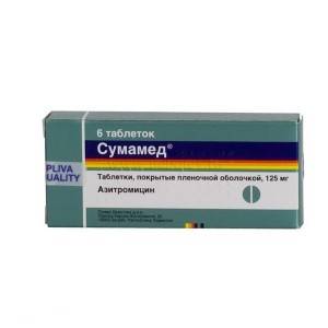 Применение сумамеда при гайморите
