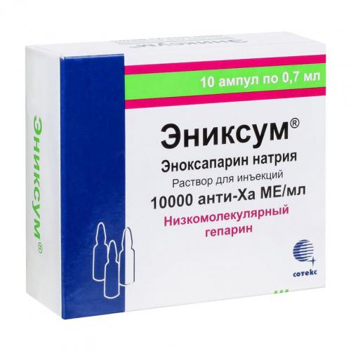 Эниксум: инструкция по применению, состав, дозировка, аналоги
