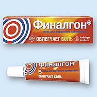 Финалгон мазь — состав и от чего помогает