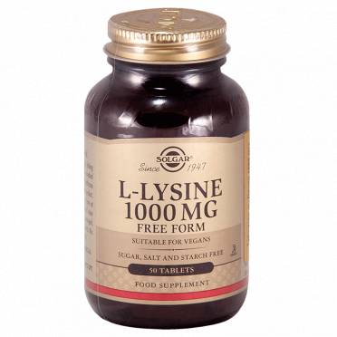 L-lysine от солгар – полезные свойства, стоимость и отзывы