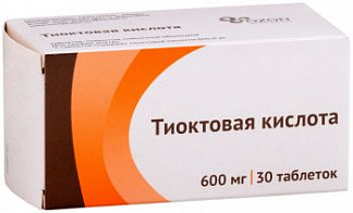 Тиоктовая кислота, 600 мг от ozon – обзор, инструкция и цены