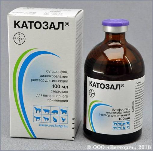 Описание ветеринарного препарата Катозал