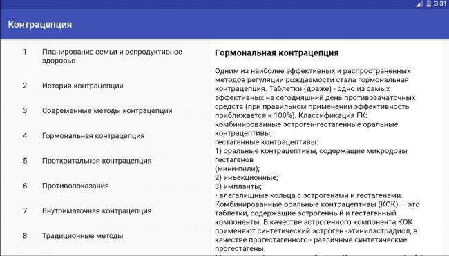 Современные методы контрацепции