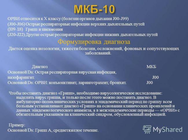 Рецидивирующие орви код мкб