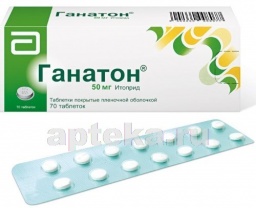 Лекарство ганатон: показания к применению и аналоги