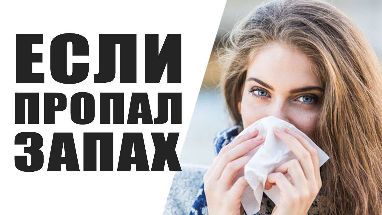 Пропадает обоняние: причины и методы лечения. от чего может пропасть обоняние