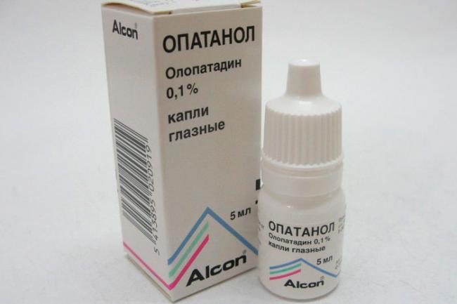 Глазные капли визаллергол