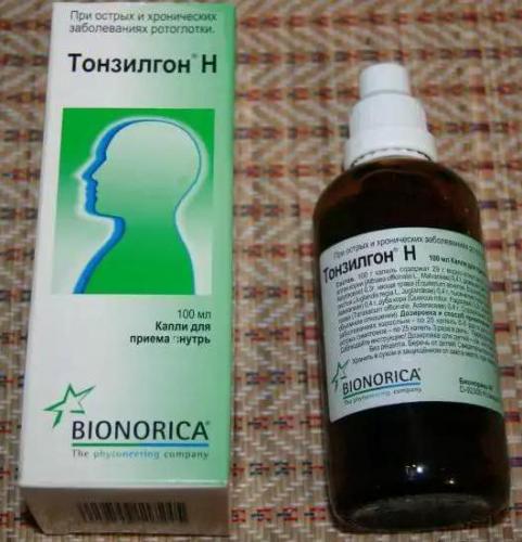 Тонзилгон н таблетки(драже) — инструкция по применению