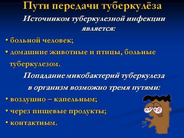 Туберкулез: пути передачи, симптомы, профилактика