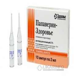 Папаверин в ампулах: инструкция к использованию препарата