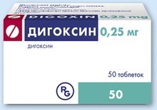 Таблетки дигоксин