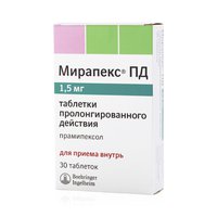 Препарат: мирапекс пд в аптеках москвы