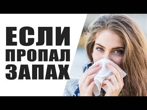 Как вернуть обоняние при насморке