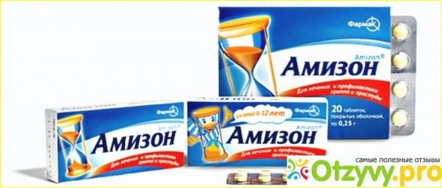 Амизон — инструкция по применению таблетки, аналоги, отзывы
