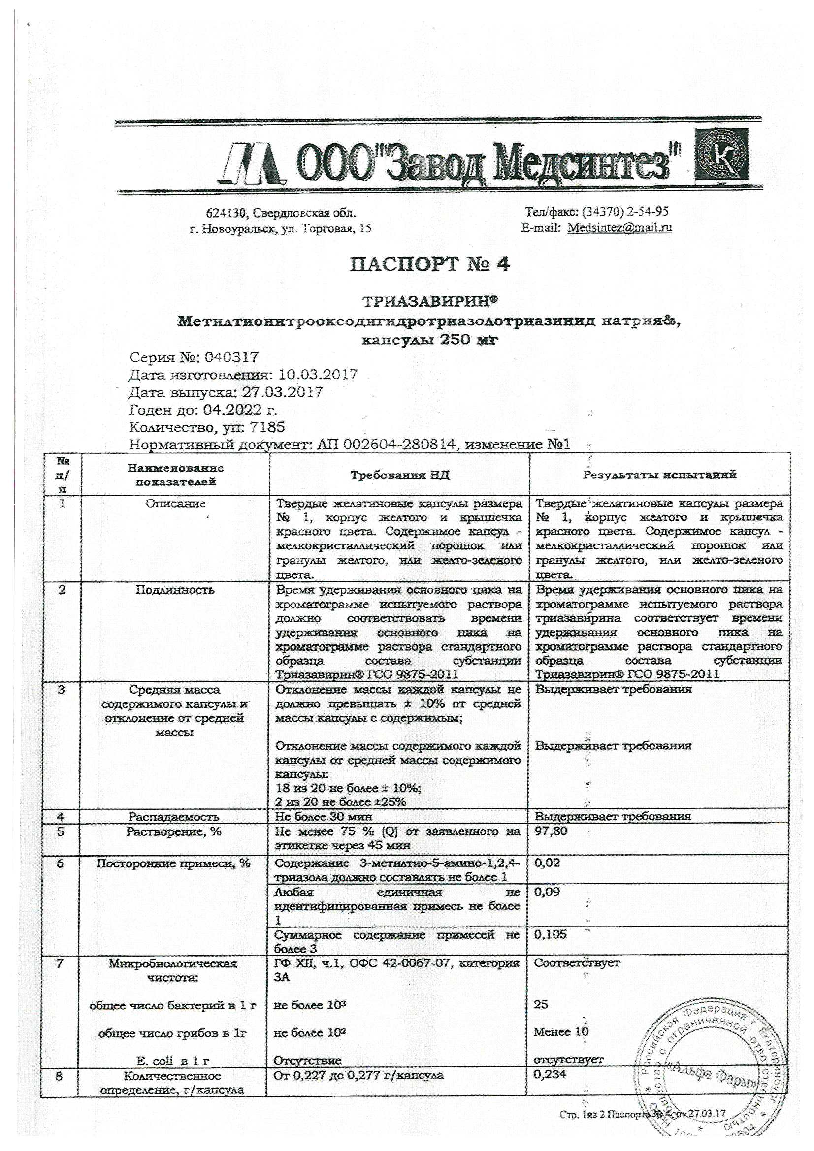 Триазавирин – инструкция по применению, цена, отзывы, аналоги капсул