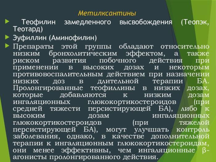 Эуфиллин: инструкция по применению, показания, отзывы и аналоги