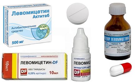От чего помогают капли и таблетки «левомицетин». инструкция по применению