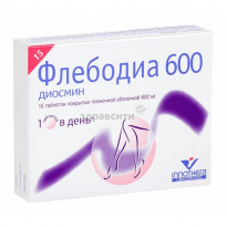 Отзывы об эффективности препарата флебодиа 600 при болезнях вен