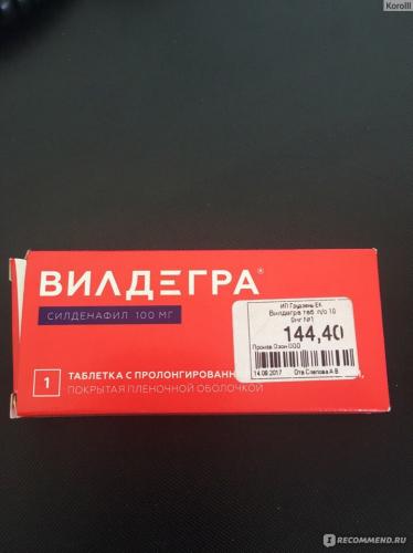 Описание препарата вилдегра и его действие на потенцию