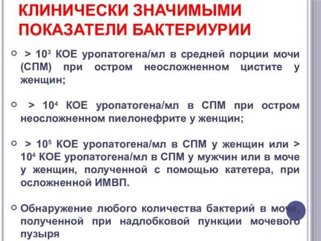Инфекция мочевыводящих путей