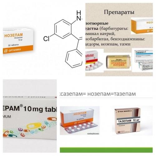 Нозепам - инструкция по применению, цена, аналоги, дозировка для взрослых и детей