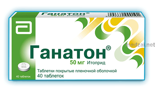 Ганатон: состав, показания, дозировка, побочные эффекты