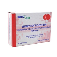 Описание препарата «иммуноглобулин человека антистафилококковый»