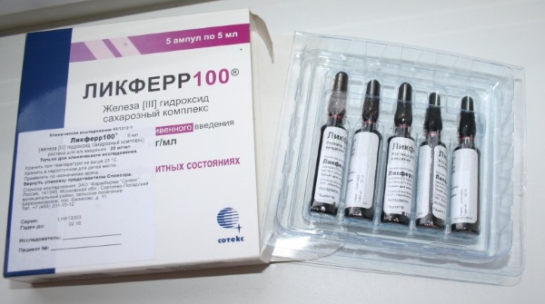 Ликферр 100 (likferr 100) инструкция по применению
