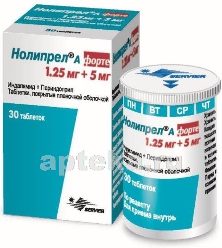 Обзор препарата нолипрел а би форте
