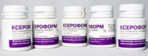 Порошок ксероформ — инструкция по применению, цена, аналоги препарата