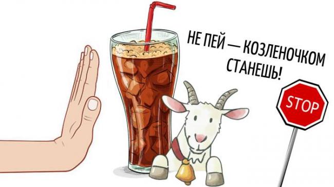Влияние газированных напитков на организм человека