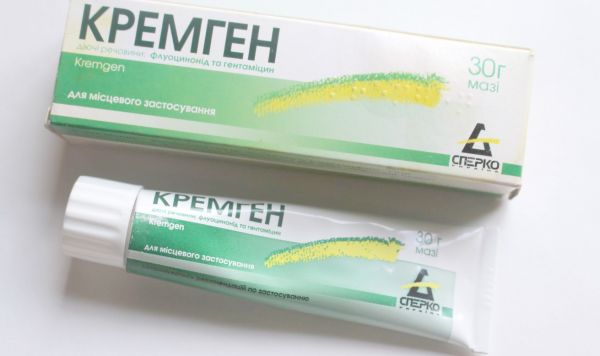 Инструкция по применению мази кремген, отзывы