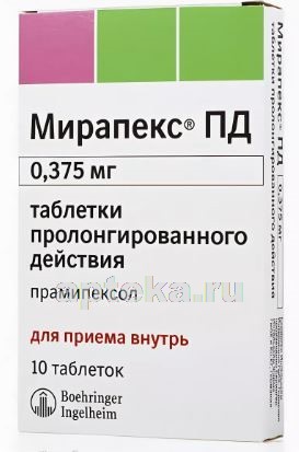 Мирапекс: инструкция по применению, цена, отзывы
