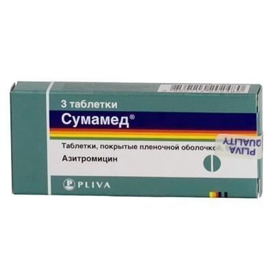 Сумамед при гайморите