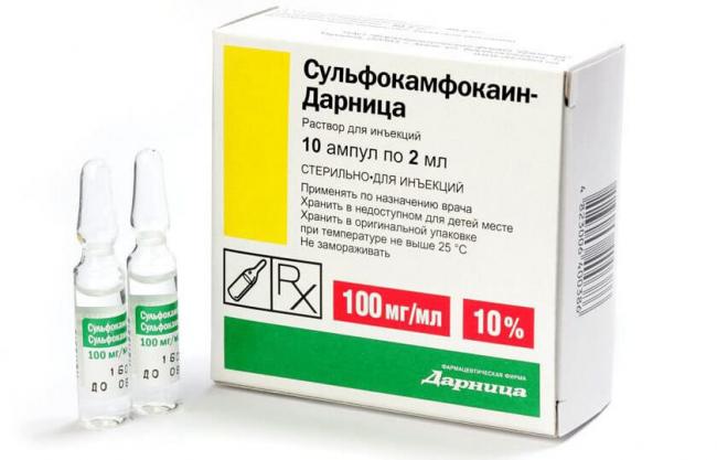 Уколы сульфокамфокаин