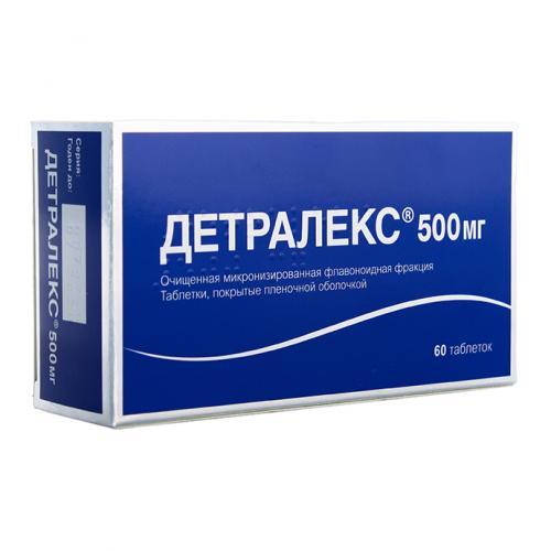 Детралекс – таблетки от геморроя