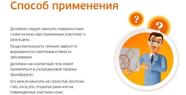 Долобене гель