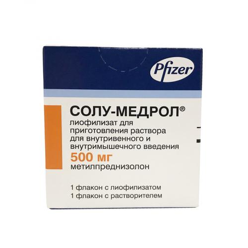Раствор для инъекций солу-медрол (pfizer)