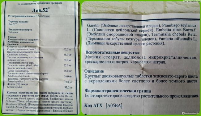 Лив 52: инструкция по применению, преимущества, использование и дозировки
