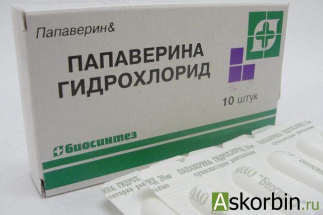 Уколы папаверин