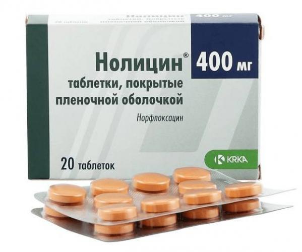 Антибактериальное средство Нолицин отзывы врачей, инструкция по применению и состав
