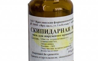 Скипидарная мазь: свойства препарата, показания