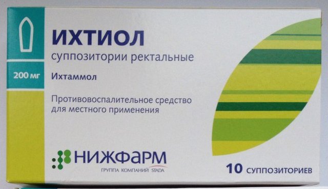 Ихтиоловые свечи в гинекологии