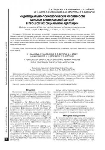 Бронхиальная астма: психосоматика возникновения