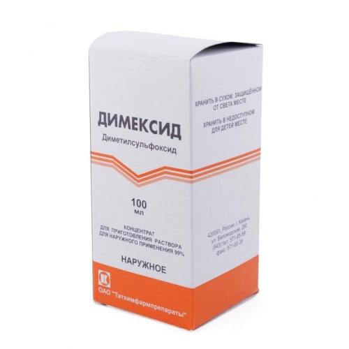Гель, раствор для компресса димексид: инструкция, цена и отзывы