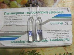 Папавериновая мазь для детей