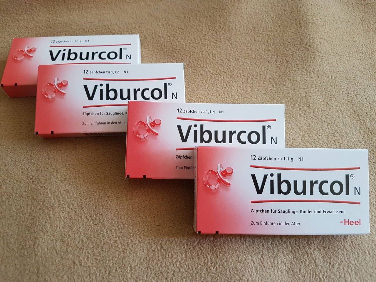 Вибуркол Viburcol инструкция по применению